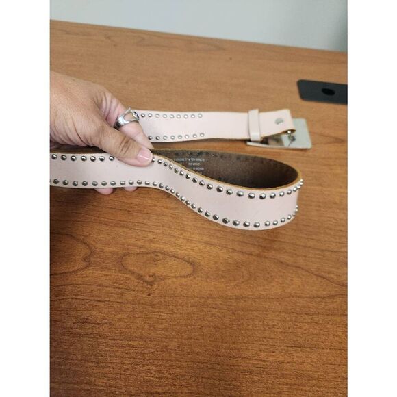 Harley-Davidson XL Pink and silver studded belt with removable buckle - Picture 6 of 10